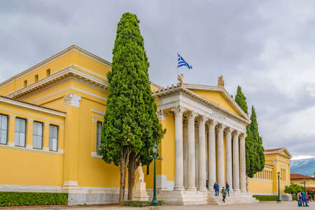 ATHENS, GREECE, JANUARY - 2020 - Exterior view of zappeion building, athens city, greeceのeditorial素材
