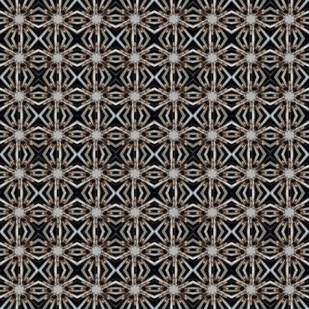 Modern geometric tech collage seamless pattern backgroundの写真素材