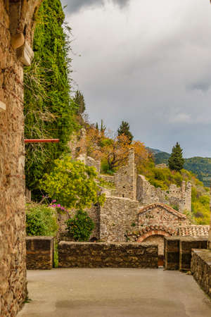 Interior view of pantanassa monastery, Mystras, Greece