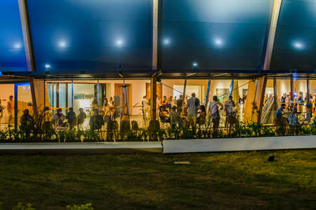 MALDONADO, URUGUAY, JANUARY - 2022 - Opening of contemporary art atchugarry museum, maldonado,...