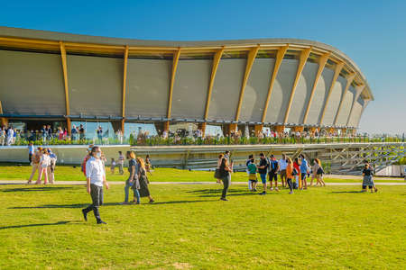 MALDONADO, URUGUAY, JANUARY - 2022 - Opening of contemporary art atchugarry museum, maldonado, uruguayのeditorial素材