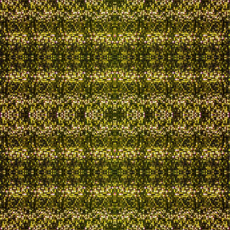 Yellow and black colors dots motif seamless pattern
