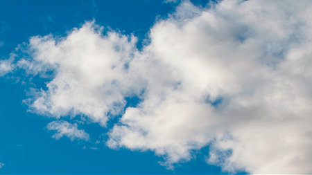 Cumulus cloudscape detail background, Tierra del Fuego, Argentina