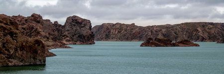 The florentino ameghino dam is a gravity dam in chubut province, patagonia, argentina