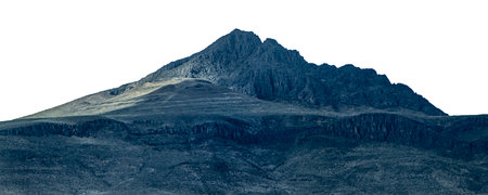 Rocky mountain background patagonia landscape isolated photo