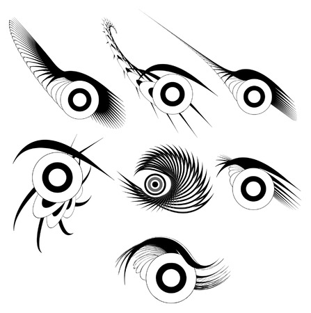 Eye tattooのイラスト素材