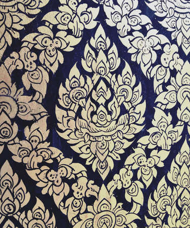 Thai pattern wallの素材