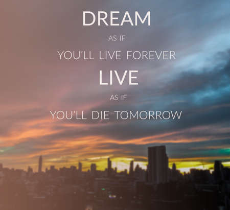 Inspirational quote  motivational backgroundの写真素材