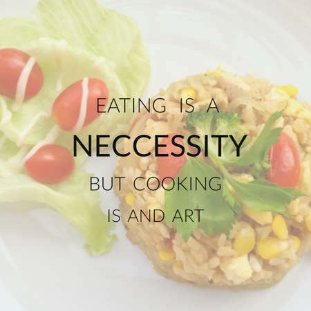 Inspirational quote on blurred backgroundの写真素材