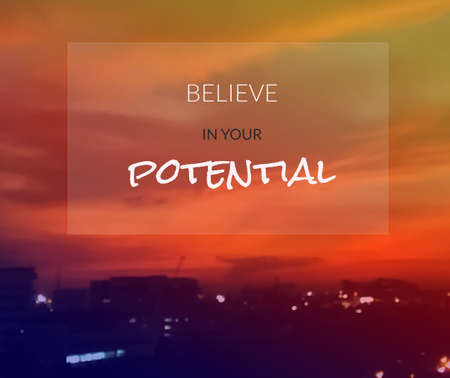 Inspirational quote  motivational backgroundの写真素材