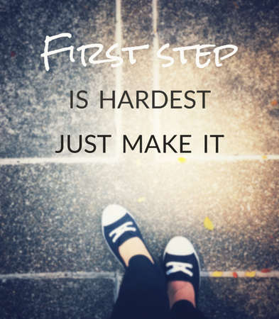 Insirational quote & motivational backgroundの写真素材