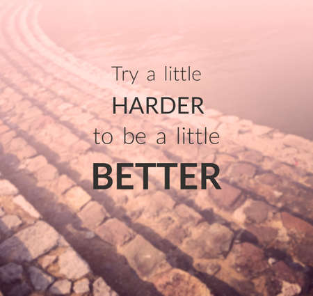 Inspirational  quote & motivational backgroundの写真素材