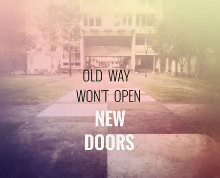 Inspirational quote & motivational backgroundの写真素材