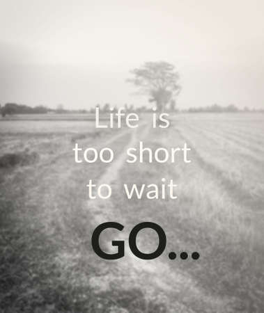 Inspirational quote & motivational backgroundの写真素材