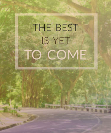 Inspirational quote & motivational backgroundの写真素材