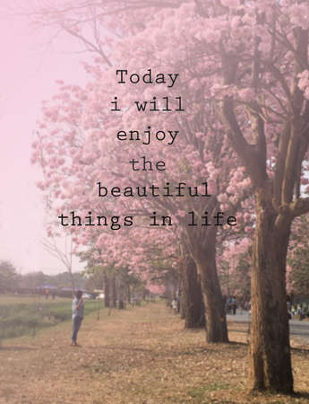 Inspiration quote & motivational background