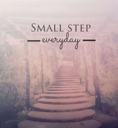 Inspiration quote & motivational backgroundの写真素材