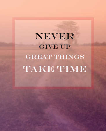 Inspiration quote & motivational backgroundの写真素材