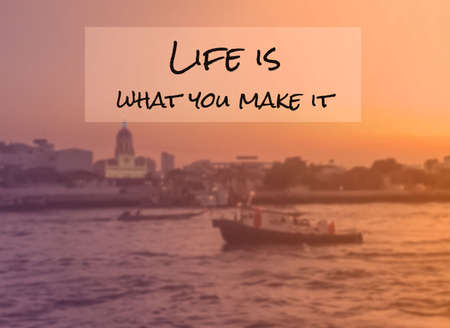 Inspiration quote & motivational backgroundの写真素材