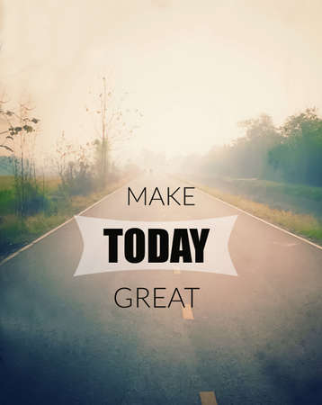 Inspiration quote & motivational backgroundの写真素材