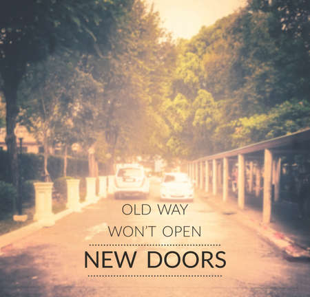 INspirational quote &motivational backgroundの写真素材