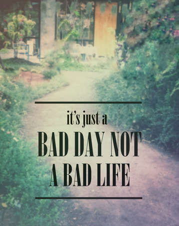 Inspirational quote & motivational backgroundの写真素材
