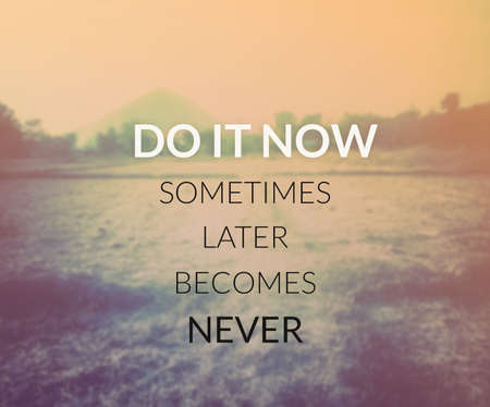 Inspirational quote & motivational backgroundの写真素材