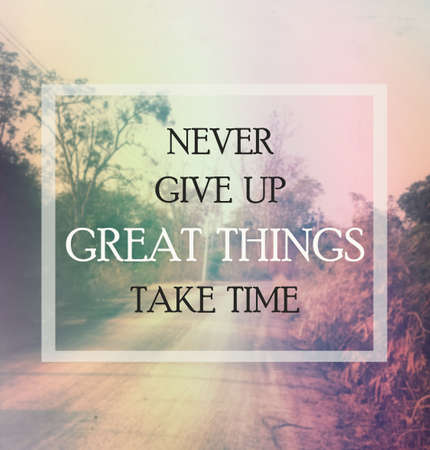 Inspirational quote & motivational backgroundの写真素材