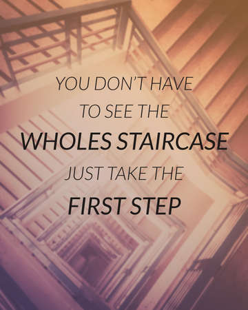Inspirational quote & motivational background