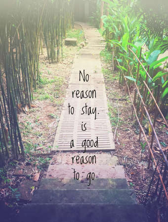 Inspirational quote & motivational backgroundの写真素材