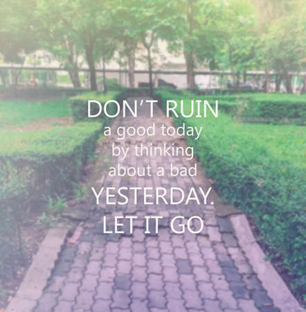 Inspirational quote & motivational backgroundの写真素材