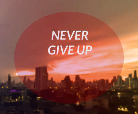 Inspirational quote & motivational backgroundの写真素材