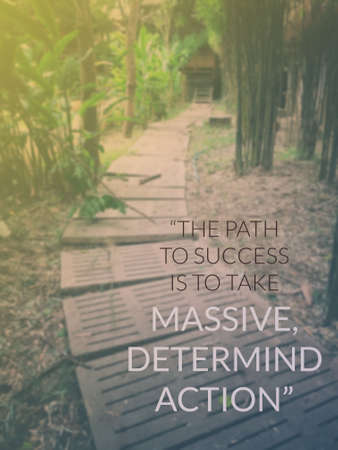 Inspirational quote & motivational backgroundの写真素材