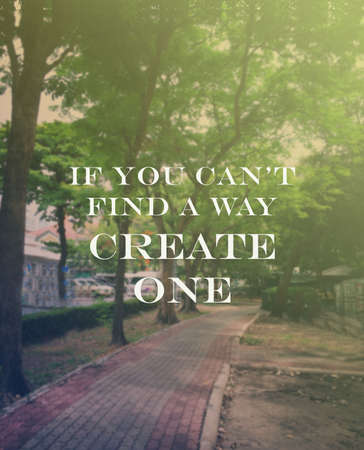 Inspirational quote & motivational background
