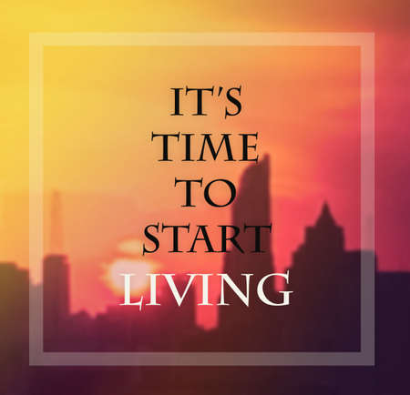 Inspirational quote & motivational backgroundの写真素材