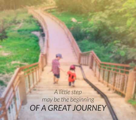 Inspirational quote & motivational backgroundの写真素材