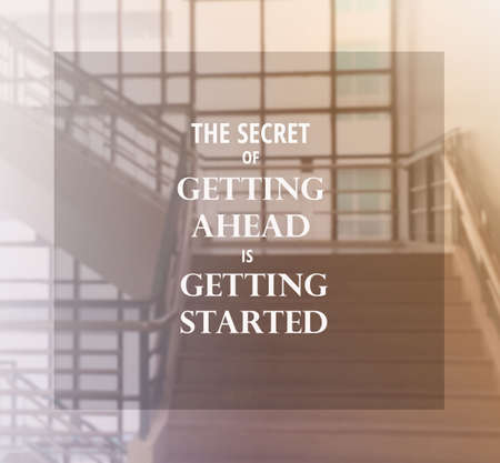 Inspirational quote & motivational background