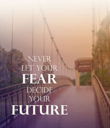 Inspirational quote & motivational backgroundの写真素材