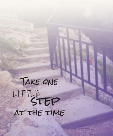 Inspirational quote & motivational backgroundの写真素材