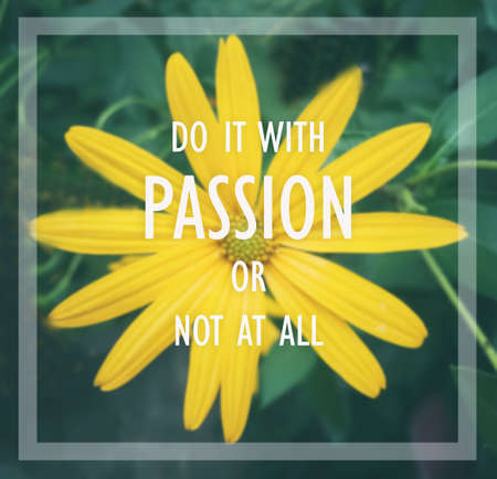 Inspirational quote & motivational backgroundの写真素材