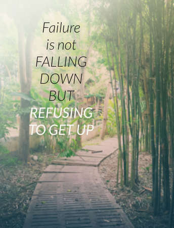 Inspirational quote & motivational backgroundの写真素材