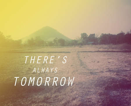 Inspirational quote & motivational backgroundの写真素材