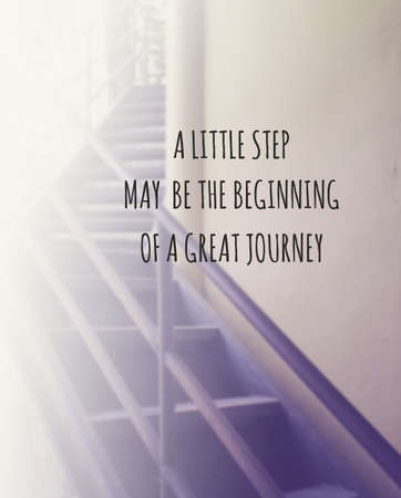 Inspirational quote & motivational backgroundの写真素材