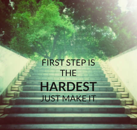 Inspirational quote & motivation background