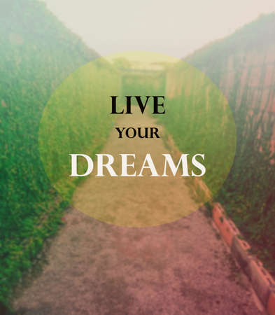 Inspirational quote & motivation backgroundの写真素材