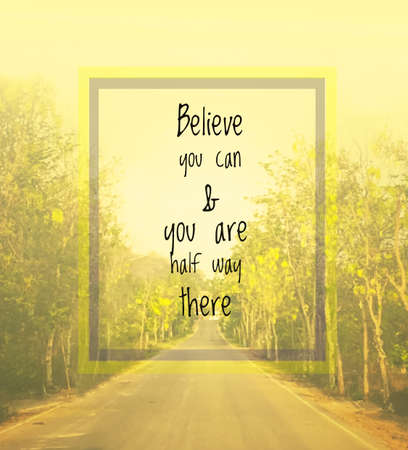 Inspirational quote & motivation background