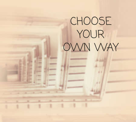 Inspirational quote & motivational backgroundの写真素材