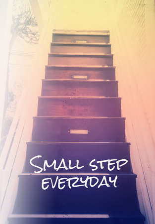 Inspirational quote & motivational backgroundの写真素材