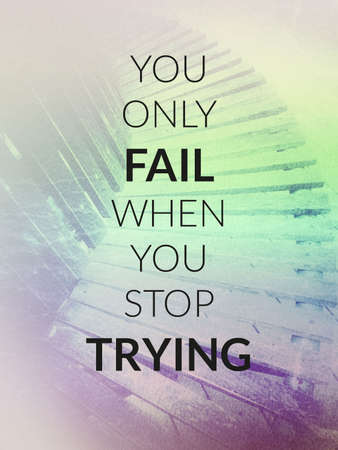 Inspirational quote & motivational backgroundの写真素材