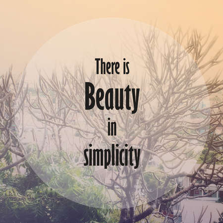 Inspirational and motivation quote on blurred backgroundの写真素材